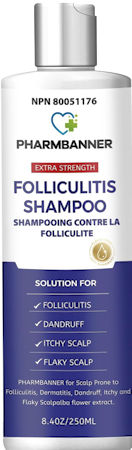 PHARMBANNER Folliculitis Shampoo Itchy Scalp Product